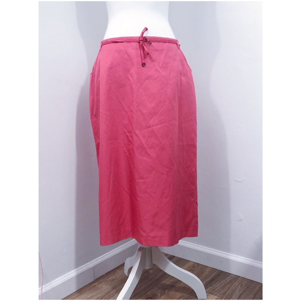 J Crew Pink Cotton Pencil Skirt 12